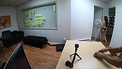 britney madison sucks cock deep in casting interview