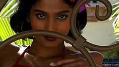 indian milf shows her curves