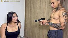 made a creampie mess with my colombian bbw hermanastra after catching her masturbating. her big ass just begged for it.