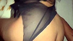 bbc stretches latina over the edge, bending her over for deep doggystyle pounding. mexican ass takes every inch of that monster cock.