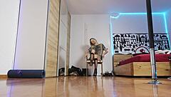 i’m totally into this high heels fashion show with stunning blonde feet and ass.