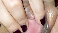 Intense Licking And Deep Fingering Of Her Wet Pussy During Solo Masturbation Session