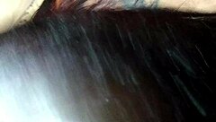 black finger in the ass and screaming during an intimate moment with amateurs