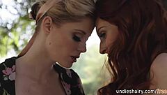 Hey, wanna see me lick your bush outdoors like this? - Charlotte Stokely to Maya Kendrick