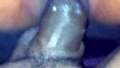 Ebony amateur gets pussy drilled with dildo in hidden fantasy