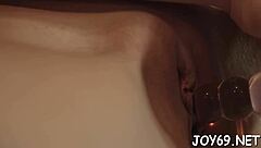 Teen Goes Wild Stretching Her Snatch with Huge Dildos for Extreme Fun