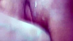 Japanese girl cums on big dildo