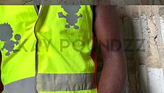 most intense male moan ever with a crazy cumshot. jerking off in public is wild! 😱