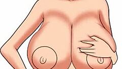 Porn speed painting number 58 focuses on big tits in a fun, creative way