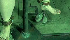 I feel so bound in this ring gag with tattoo bizarre gagging choking maledom fetish