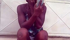 Will she twerk naked or keep those clothes on? Crazy bitch decides.