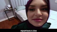 HijabFamily - Leda Lotharia Gets Help from Billy Visual to Lose Virginity