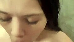 Petite Slut Gets Covered in a Sticky, Messy Facial After Wild Action