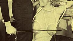 raw: vintage lesbian bondage with hairy pussy in retro secret life