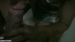 brazilian girl shows off her skills in homemade scene