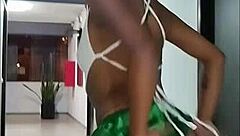 Rossy Ebony Tries Sexy Lingerie And Gets Fucked Hard