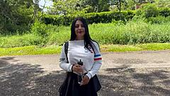 क्या यह कोलंबियन कॉलेज गर्ल आसानी से अपने लॉन्ग-डिस्टेंस बॉयफ्रेंड से धोखा देती है एमेच्योर डॉगीस्टाइल के साथ?