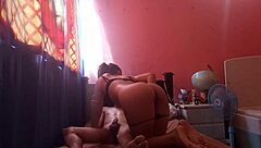 i asked my hermanastra for help with homework and ended up finishing on her naughty face.