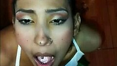 Rossy Ebony Tries Sexy Lingerie And Gets Fucked Hard