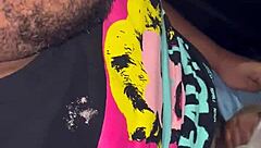 My girl eagerly sucking that big cock right now