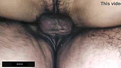 Black Stockings Fishnet Sex in Sauna POV