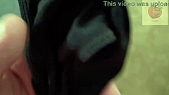 stepmom walked in on her stepson jerking off using her panties.