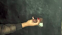 Wife sneaks to glory hole for stranger action