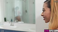 ebony girl, lick my pussy instead of his