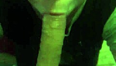 just chilling and sucking on that big cock like it's no big deal