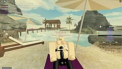 Roblox Babe Shakes Ass, Takes Deepthroat and Anal Riding Hard