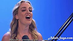 Australian Blonde Babe Charlie Forde Solo Sensation