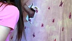 Incredible, Our First Homemade Gloryhole Blowjob Caught on Cam!