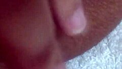 Wife playfully uses dildo at home, amateurs having fun! 😏