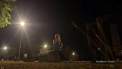 Look at me changing outfits and flashing naked in park