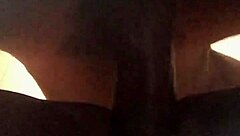 wet pussy gets bent over for doggystyle with black cock