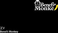 Wow! Candee Licious Stuns in Lingerie for Benefit Monkey!