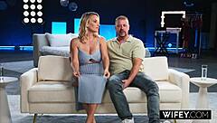 wifey cock-hungry blonde hotwife sadie rose creampied before hubby! 😜