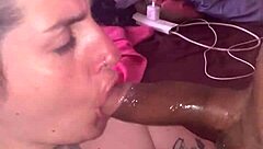 I give him an amazing blow and he fills me up completely in my sweet spot! 😘