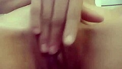 Skinny Prostitute Masturbating Her Wet Pussy On The Street