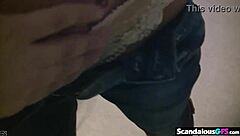 beautiful bobbi performs intense blowjob on hard cock