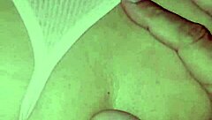 feeling the intense double penetration in doggystyle