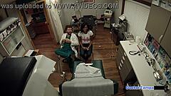 Behind the scenes with Dr. Tampa as Tori Sanchez undergoes a pap smear in Florida.