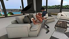 Holy Cow! Stepson Drills Hot Mum in Insane Threesome with Wild Group Action. Can't Believe This Raw Bang!