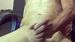 wanna see this muscular bodybuilder strip and rip clothes for hire?