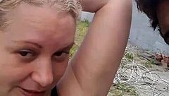 Interracial Couple With Big Tits And Monster Cock In Video Call