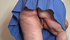 i can’t believe my real estate agent cleans in a mini skirt with no panties, showing close-up pussy