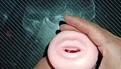 kissy hands over her body for a quick close-up suck and fuck session.