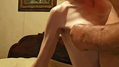 my wife enjoyed riding my cock, then jacked me off at the end