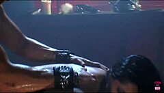 huge beef bayonet drills stunning dark angel with fake boobs in doggy style