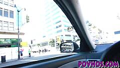 petite teen rides dick, then gobbles in hd